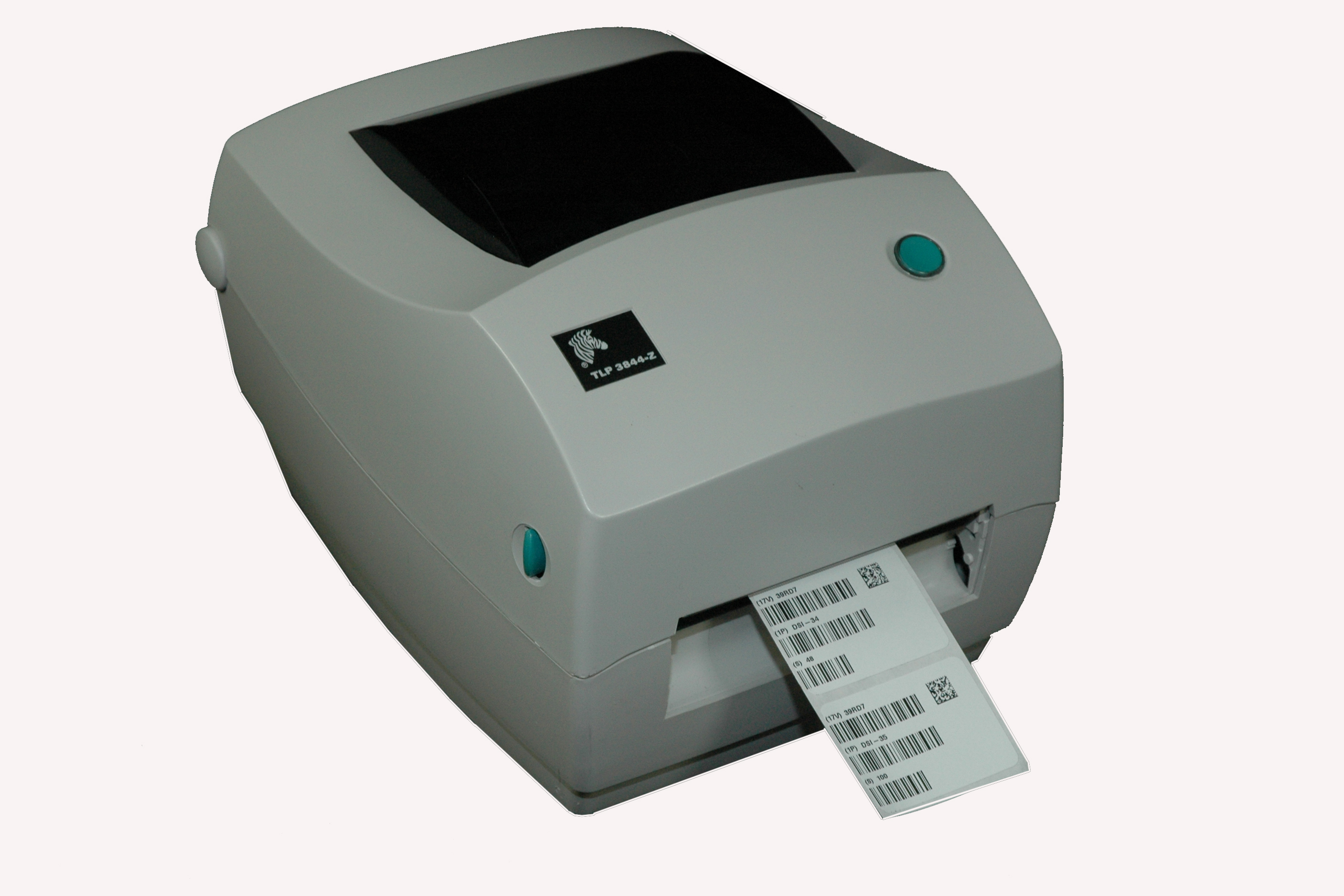 RFID label printer that prints human-readable text and encodes the RFID inlay in a single pass