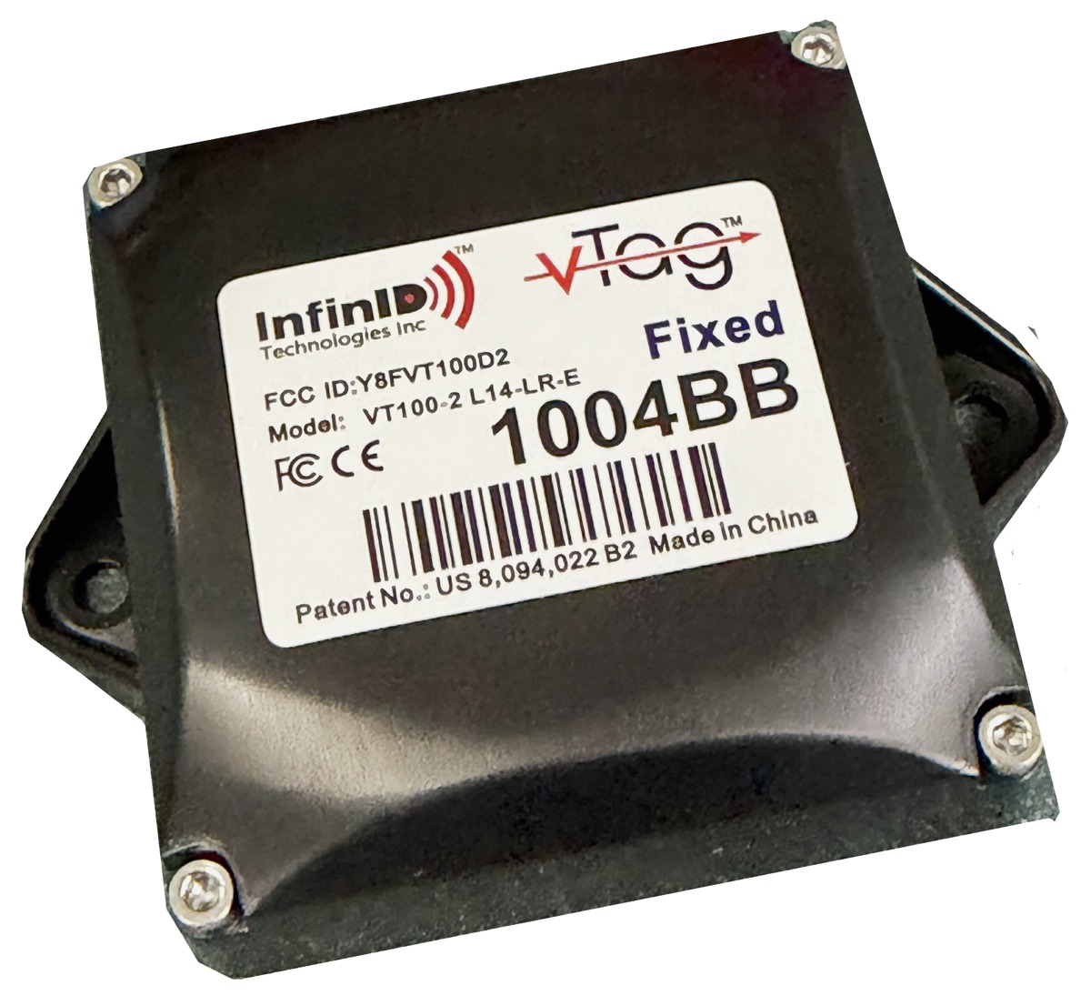 V-Tag Fixed Position Tag, 6-Yr Battery, Exterior